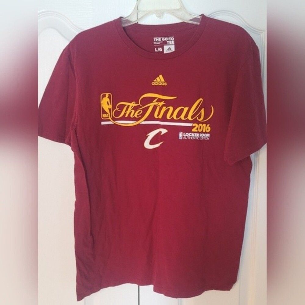 Adidas Go To Tee Cleveland Cavaliers Basketball NBA Finals 2016 Tee Size L